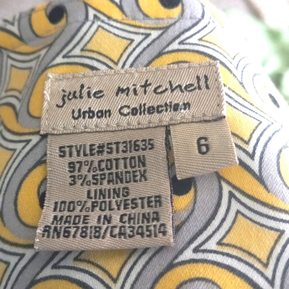 Julie Mitchell Urban Collection  Sz 6 One Button coat - Picture 6 of 6